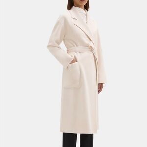 Theory Robe Coat in Double-Face Wool-Cashmere